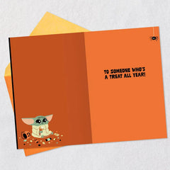 Star Wars: The Mandalorian™ Grogu™ and Ghosts Halloween Card
