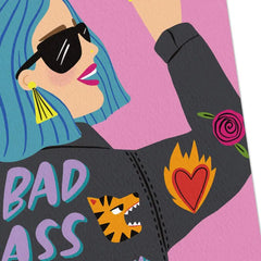 Bad Ass Birthday Girl Birthday Card