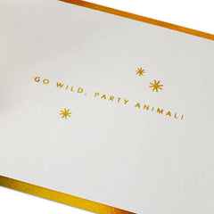 Balloon Party Animal Pop-Up Birthday Card