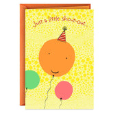 A Little Shout-Out Birthday Card for Kid