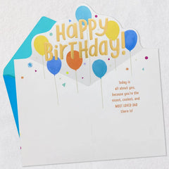 The Nicest, Coolest, Most Loved Dad Pop-Up Birthday Card for Dad