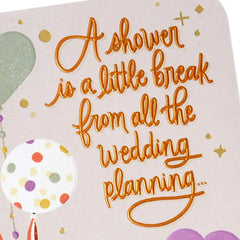 A Little Break to Celebrate Bridal Shower Card