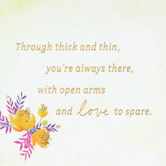 You Care and Give Like a Mom Birthday Card for Aunt