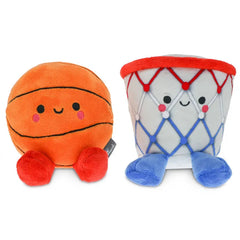 Better Together Basketball and Hoop Magnetic Plush Pair, 6" H