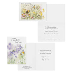 Marjolein Bastin Nature's Blessings Assorted Religious Sympathy Cards, Box of 12
