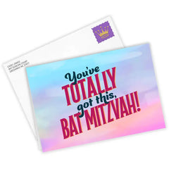 Bat Mitzvah Custom Congratulations Card