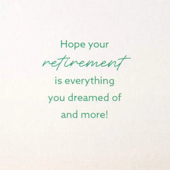 Welcome to the Good Life Retirement Card