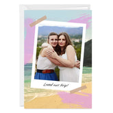 Beach Scene Instant-Photo Frame Blank Custom Card