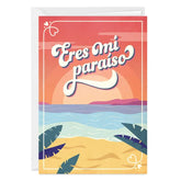 You're My Paradise Spanish-Language Custom Love Card