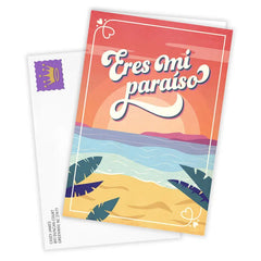 You're My Paradise Spanish-Language Custom Love Card
