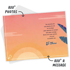 You're My Paradise Spanish-Language Custom Love Card
