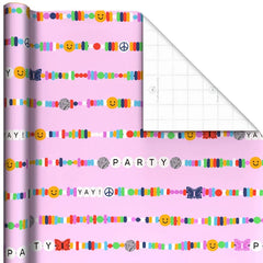 Focus on Fun 3-Pack Assorted Wrapping Paper Roll Bundle, 75 sq. ft. total
