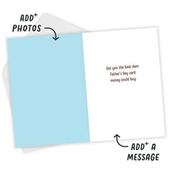 Best Dam Card Funny Custom Father's Day Card