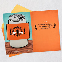 Ale Yeah Funny Birthday Card With Can Cooler