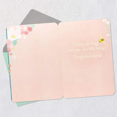 New Little Honey Loved as Can Bee New Baby Girl Card