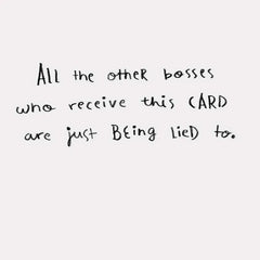 Best Boss Ever Trophy Funny Boss's Day Card