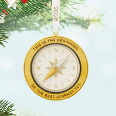 The Best Journey 2026 Metal Ornament