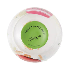 Lolita Best Teacher Handpainted Stemless Wine Glass, 20 oz.