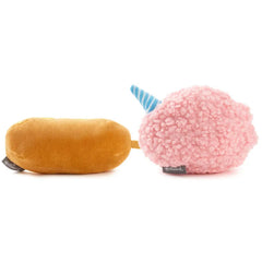 Better Together Corn Dog and Cotton Candy Magnetic Plush Pair, 3"
