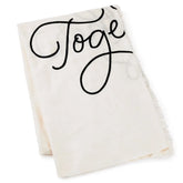 Better Together Embroidered Throw Blanket, 80x60