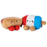 Better Together Hot Dog and Freeze Pop Magnetic Plush Pair, 3.5"