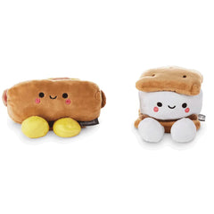 Better Together Hot Dog and S'More Magnetic Plush, 4"