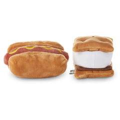 Better Together Hot Dog and S'More Magnetic Plush, 4"