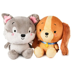 Better Together Disney Lady and the Tramp Magnetic Plush Pair, 5.5"