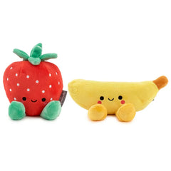 Better Together Strawberry and Banana Magnetic Plush Pair, 5.5"