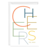 Cheers to You Celebration Photo Card