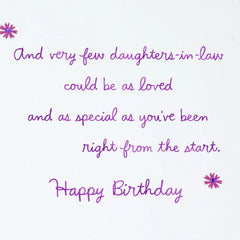 You Add So Much to Our Family Birthday Card for Daughter-in-Law