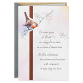 The Tender Grace of Christ Religious Sympathy Card