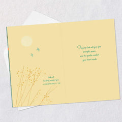 Prayers for Strength, Peace and Comfort Religious Sympathy Card