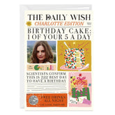 Birthday Cake News Custom Card