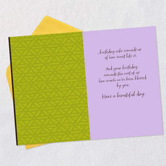 God Lights Our World Birthday Card