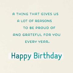 Seeing the World Through Your Eyes Birthday Card for Grandson