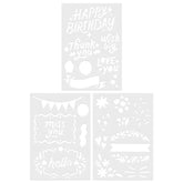Celebrations Stencil Kit, Pack of 36