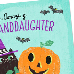 You're One Special Girl Halloween Card for Granddaughter