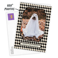 Modern Gothic Frame Custom Halloween Card
