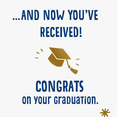 You Believed, Achieved, Received Money Holder Graduation Card