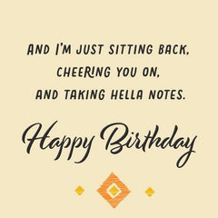 Black Excellence Birthday Card for Him