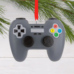 Black Video Game Controller Hallmark Ornament