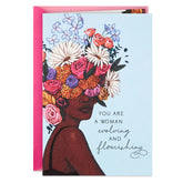 Celebrating Who You've Been and Who You're Becoming Birthday Card for Women
