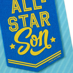 You're All In and All Heart Birthday Card for Son With Removable Banner