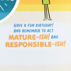 When You Were Young Funny Birthday Card
