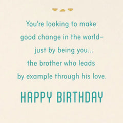 You're a Man To Look Up To Birthday Card for Him