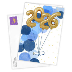 2026 Balloons Custom Graduation Card