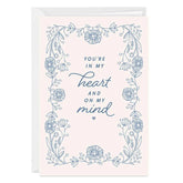 In My Heart and On My Mind Custom Mother's Day Card