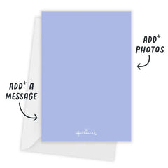 Sapphire Garden Flat Wedding Invitation