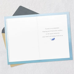 Wishing You Comfort and Warm Memories Sympathy Card